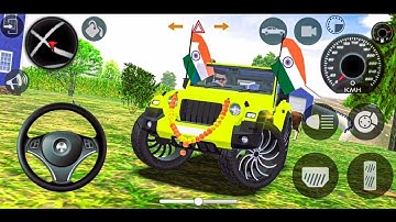 Modified Mahindra Thar😈Games:Indian Yellow Thar (Gadi Wala Games) Car Game Android Game - #2025