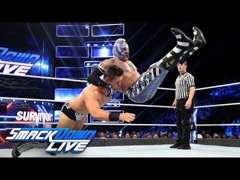 Rey Mysterio battles The Miz to stay on Team SmackDown: SmackDown LIVE, Nov. 13, 2018