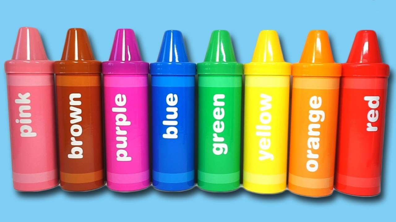 Learn Colours with Pencil Surprises And Toys, Rainbow Pencil  surprises