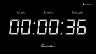36-Second Timer | Clean and Sleek Countdown