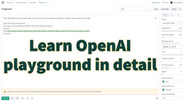 Using OpenAI - Playground at full potential.
