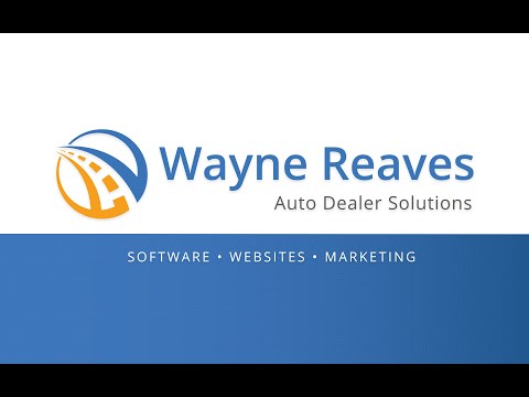 Wayne Reaves Software - Website Webinar 4/9/20