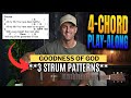 GOODNESS OF GOD || 4-Chord Guitar Lesson & Play-Along with Chords & Lyrics!