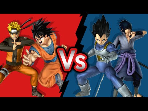 J-Stars Victory Vs+ - Goku y Naruto vs Vegeta y Sasuke
