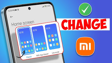 How to Change the Home Screen to Classic or App Drawer on Xiaomi Phone | MIUI Screen Layout