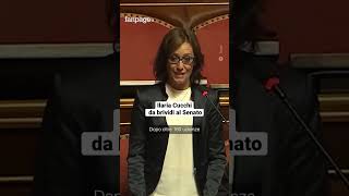 Ilaria Cucchi trema al Senato e ricorda il fratello Stefano screenshot 4