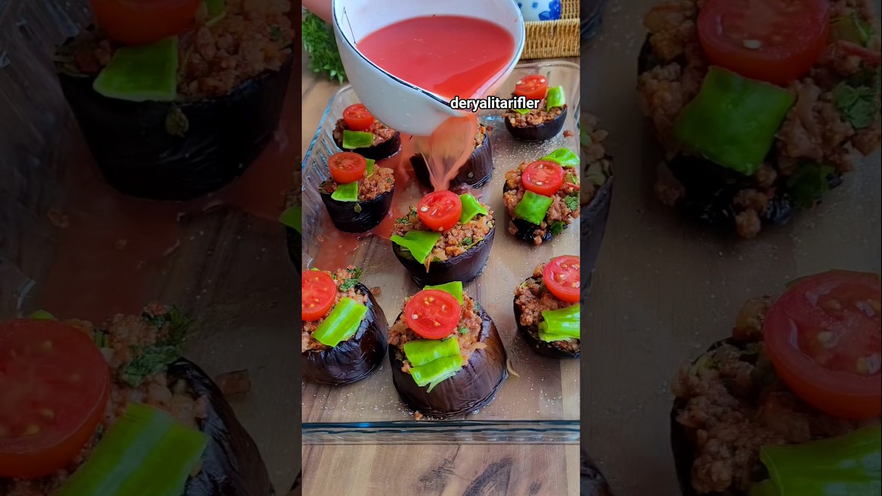 KIZARTMADAN YAPILAN PATLICANIN EN GÜZEL HALİ #pratiktarifler #food #tarif #yemektarifleri