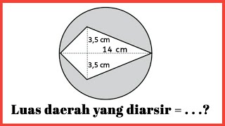 Cara Menghitung Luas Daerah Yang Diarsir ( Gabungan Bangun Datar )