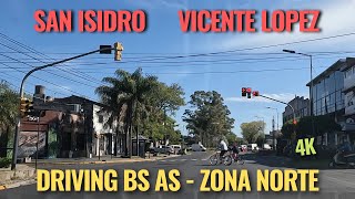 【4K】De Munro A Beccar 🚕 Debenedetti - Uzal - Fleming - Rolon - Buenos Aires - Argentina - 2022