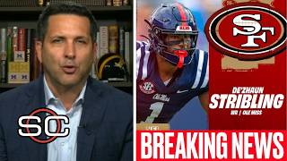 Adam Schefter BREAKING: The 49ers select WR De’Zhaun Stribling with the 33rd pick of the NFL Draft
