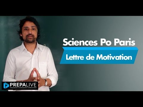 Concours de Sciences Po Paris : Lettre de Motivation - YouTube