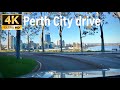 Perth, Western Australia - City Drive 4K (June 2021)
