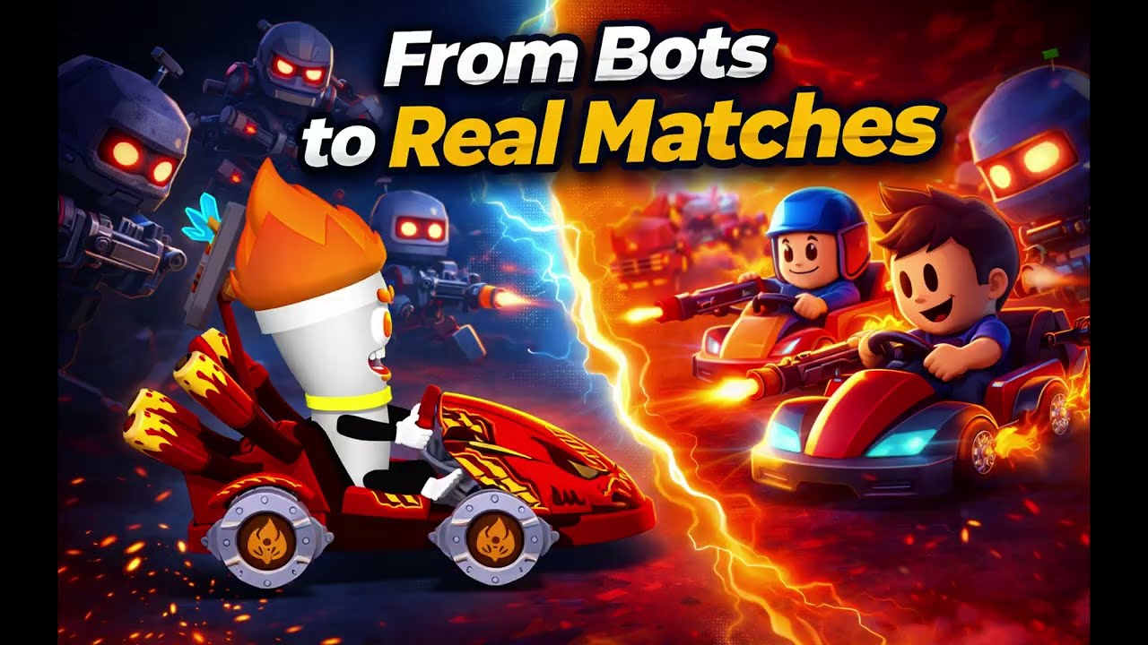 From Bots to Real Matches