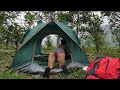 Living Off Grid Solo Camping and Building a Tent