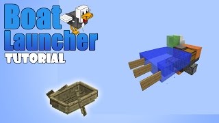 Minecraft 1.11 - Boat Launcher Tutorial