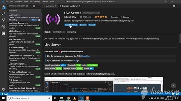 How To Start Live Server Extension in Visual Studio Code
