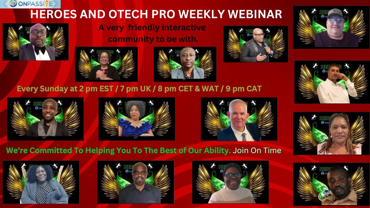 ONPASSIVE Heroes and Otech Pro Webinar With, Jan. 14 2024 Part 1