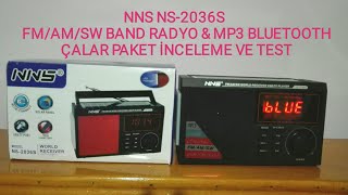 NNS NS-2036S PAKET İNCELEME ve CİHAZIN TESTİ (RADYO ve MP3  ÇALAR) "Detaylı Bilgiler Açıklamalarda" screenshot 4
