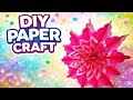 How to make easy diy paper craft,handmade paper craft,decoration with paper ideas#3d paper flower