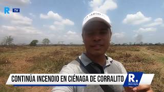 Continúa Incendio en corralito Córdoba