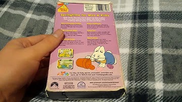 Max & Ruby: Springtime for Max & Ruby: VHS Review