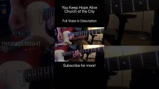 You Keep Hope Alive by Church of the City! #shorts #cover #tutorial #guitar #worship