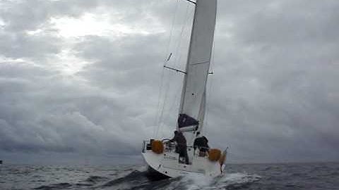 Heaving to at high speed.