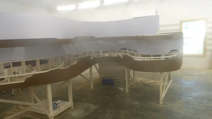 N-scale railroad, part 24: Painting the backdrop and fascia