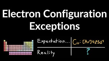 Electron Configuration Exceptions to Aufbau