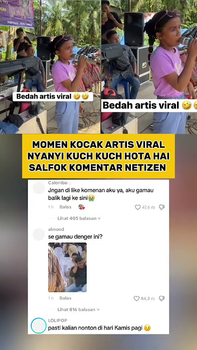 Momen Kocak! Artis Viral Nyanyi Lagu Kuch Kuch Hota Hai, Bikin Penonton Ngakak