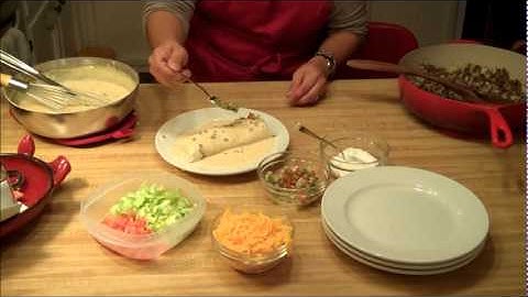 Luci Cooking Smothered Burritos - Part 2