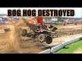 BOG HOG DESTROYED at North VS South Mega Truck Race