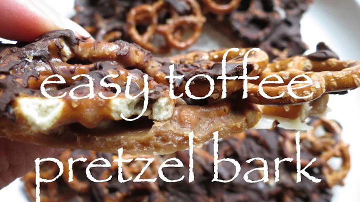 EASY TOFFEE PRETZEL BARK RECIPE 🥨
