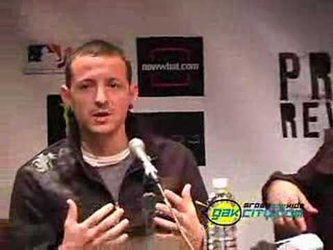 linkin PARK PRESS CONFERENCE  part 2 with my chem and taking