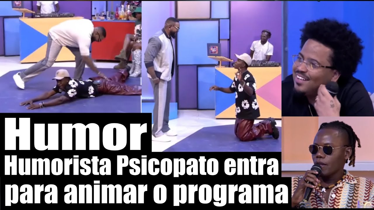 Momento de humor Com Psicopato “A Tarde é Nossa” surpreende com LEANDRO MOIKANO DELERO KING