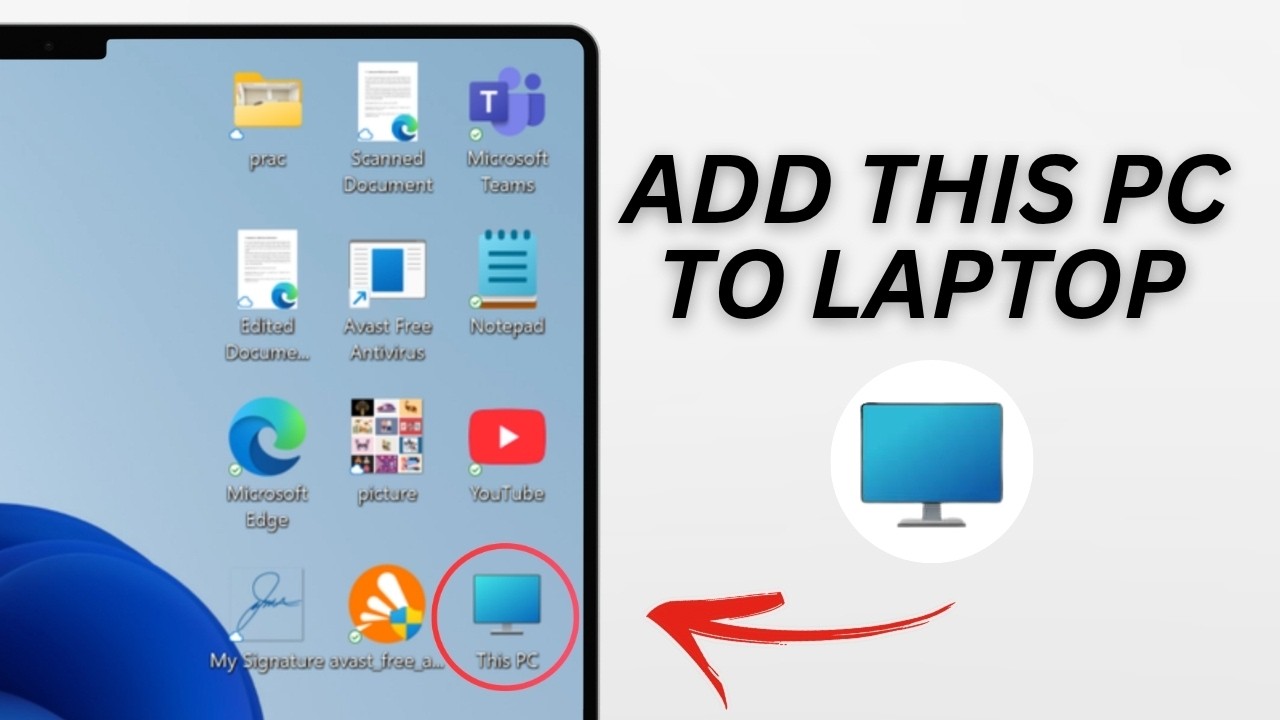 How To Add This PC To Desktop in Windows 11 - YouTube