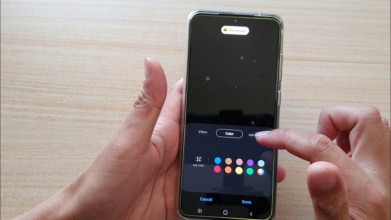 Galaxy S20/Ultra/Plus How to Change Edge Lighting Style/Effect/Color