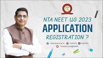 Neet UG 2023 - Application And Registration