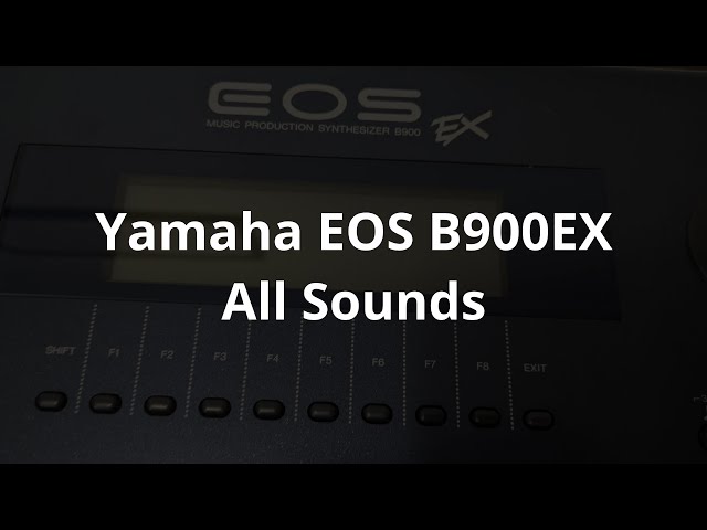 Yamaha EOS B900EX - All Sounds - YouTube