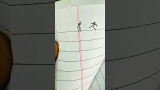 filpbook fight 💥☠️!!#filp #art #stickman