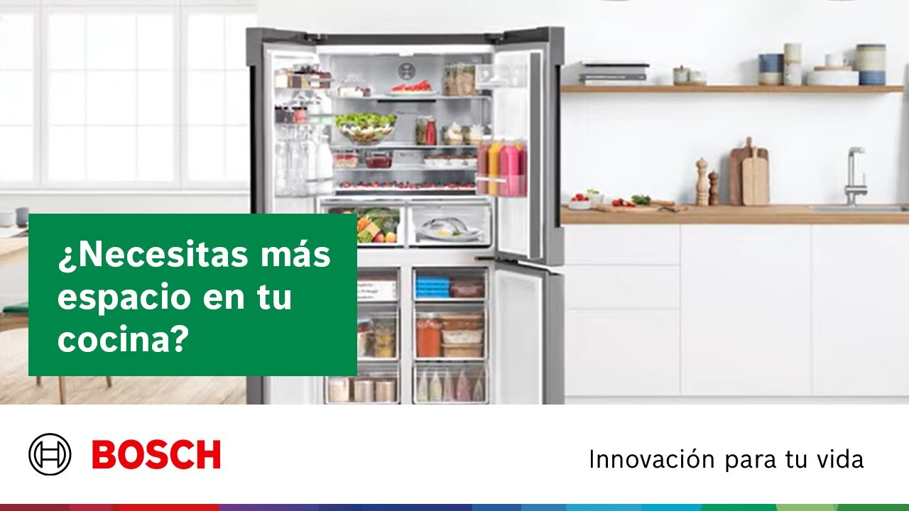 ⏯️ Frigoríficos XXL de Bosch, más espacio en su interior 