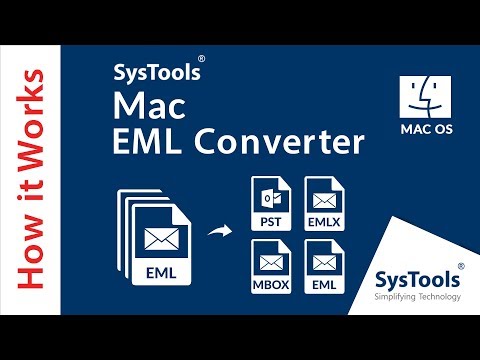 Meerdere door Mac ondersteunde EMLX / EML-bestanden exporteren naar MBOX, PST