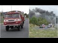 Einsatzfahrten + -stelle Großbrand DB Schenker Radeburg 13.08.2018