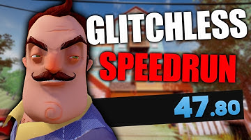 Hello Neighbor Alpha 1 GLITCHLESS SPEEDRUN (3RD PLACE)