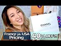 Designer Bags - France vs. USA Prices | Chanel Louis Vuitton Chloe UNBOXING 2020 | How Much I Saved