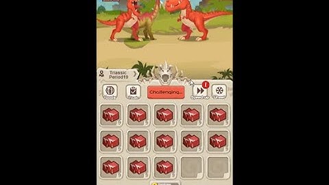 Simulation game idle dinosaurs triassic period 19 and triassic period 20 complete
