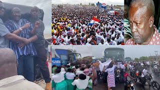 North East ay3 butubutu. Open Heavens for Dr Bawumia as thousands throng campaign walk