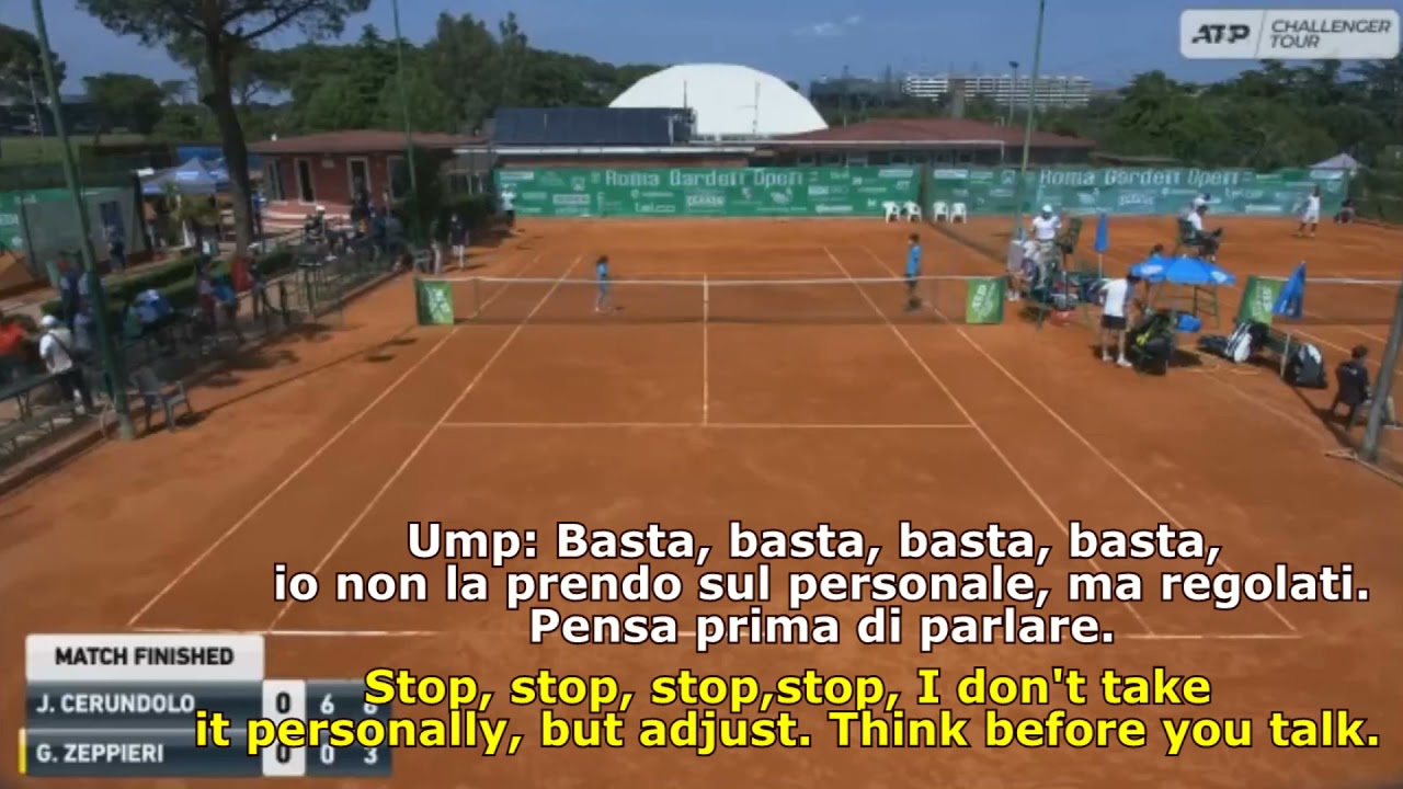 Zeppieri insulta l'arbitro