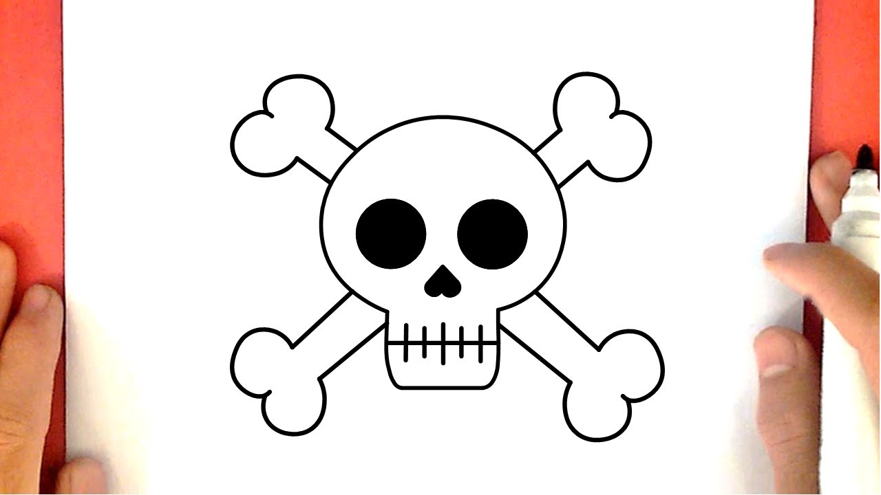 COMO DESENHAR UMA CAVEIRA - COMO DESENHAR UM CRÂNIO - YouTube