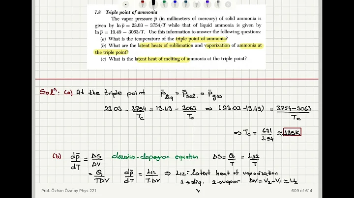 7.8 Triple point of ammonia